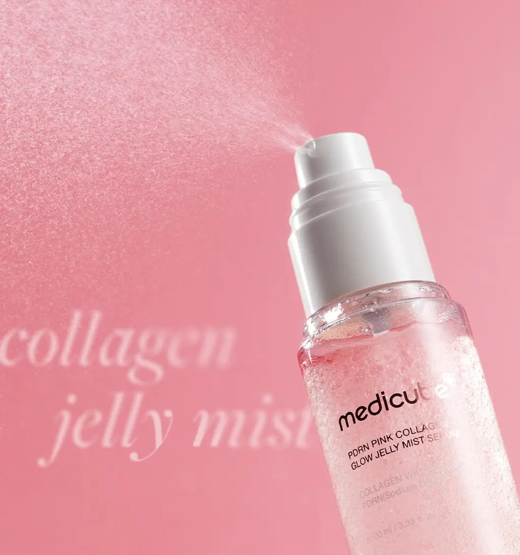 [청담샵화잘먹] 메디큐브 PDRN 핑크 콜라겐 글로우 젤리 미스트 100ml 더블기획(+미스트 공병키링) 상세페이지 70